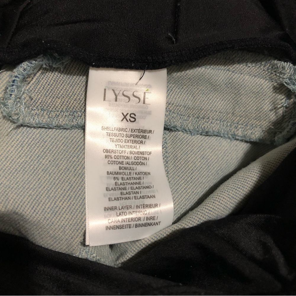 Lysse Denim Trouser Pants Shaping Jeans High Rise Waist Flare Light 70s Blue - Picture 11 of 16